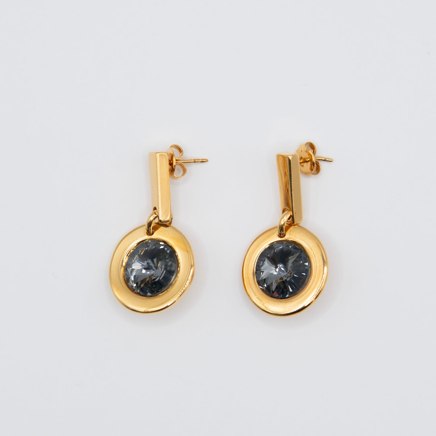 Aretes Crystal Negro