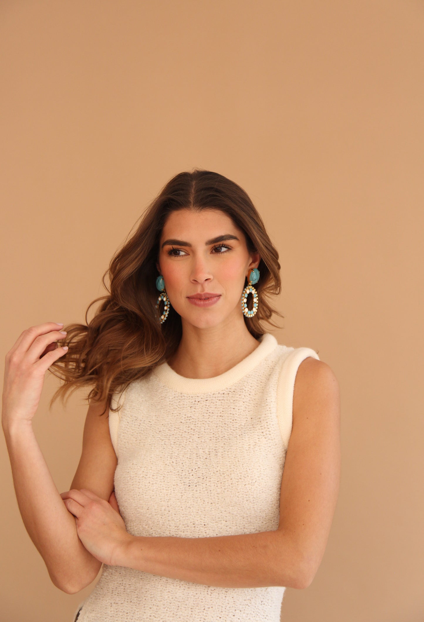 Aretes Irina Azul