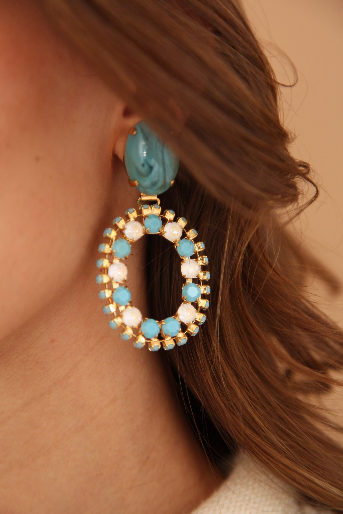 Aretes Irina Azul