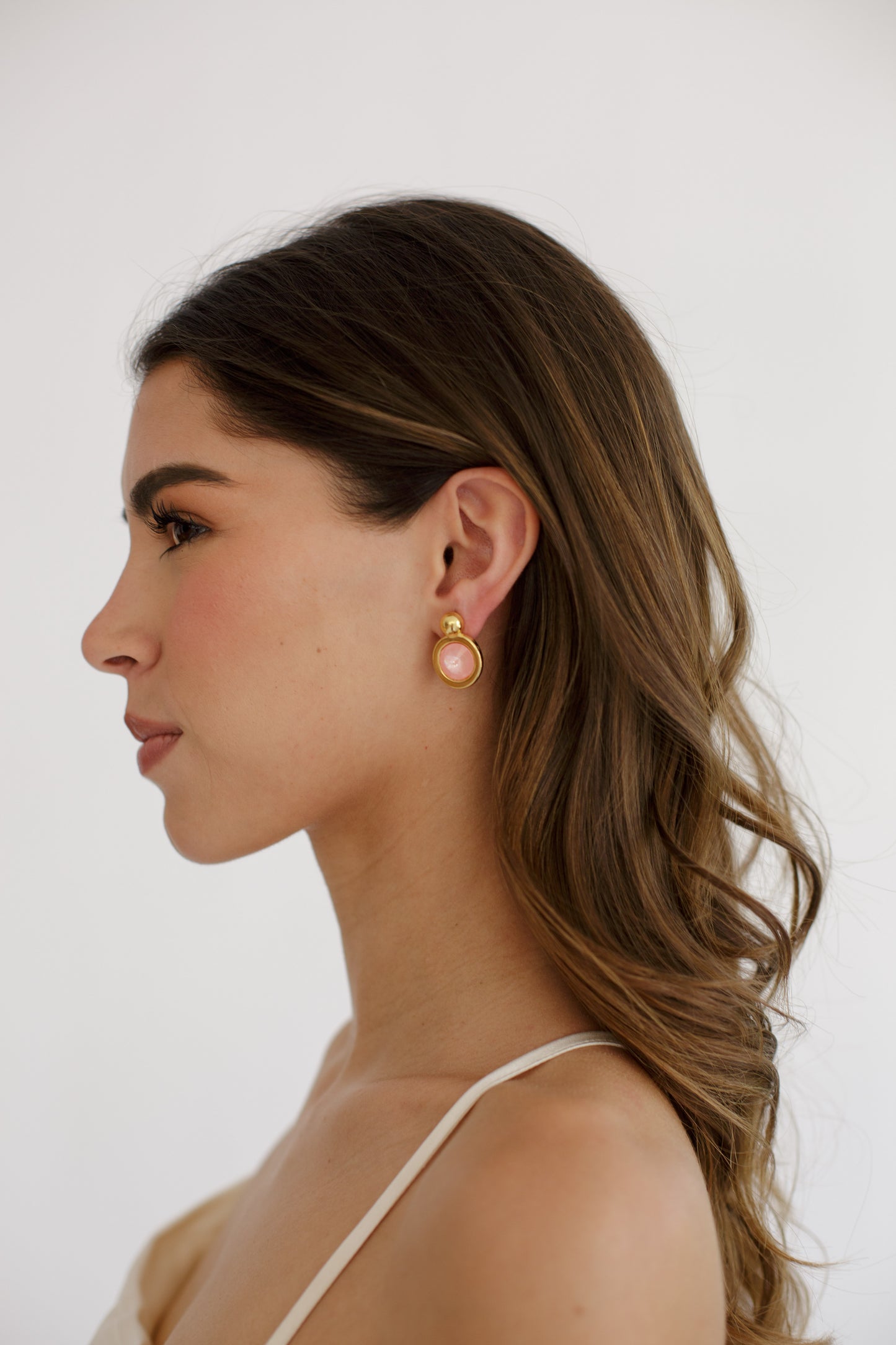 Aretes Blush Rosas