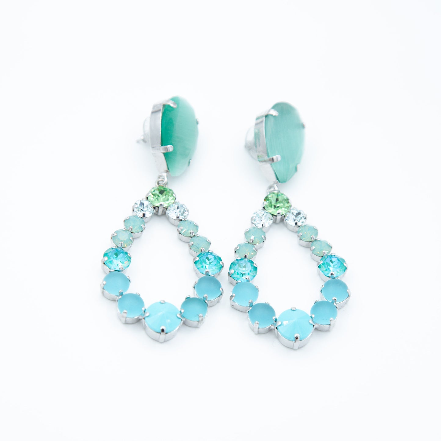 Aretes Iris Azul