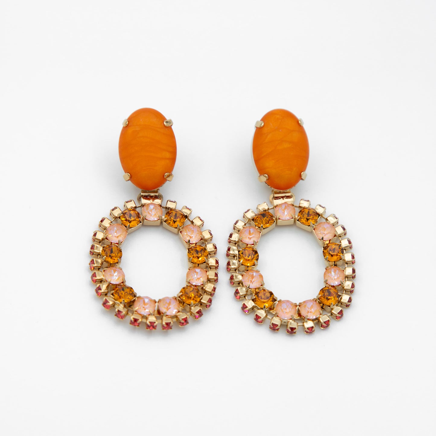 Aretes Irina Naranja