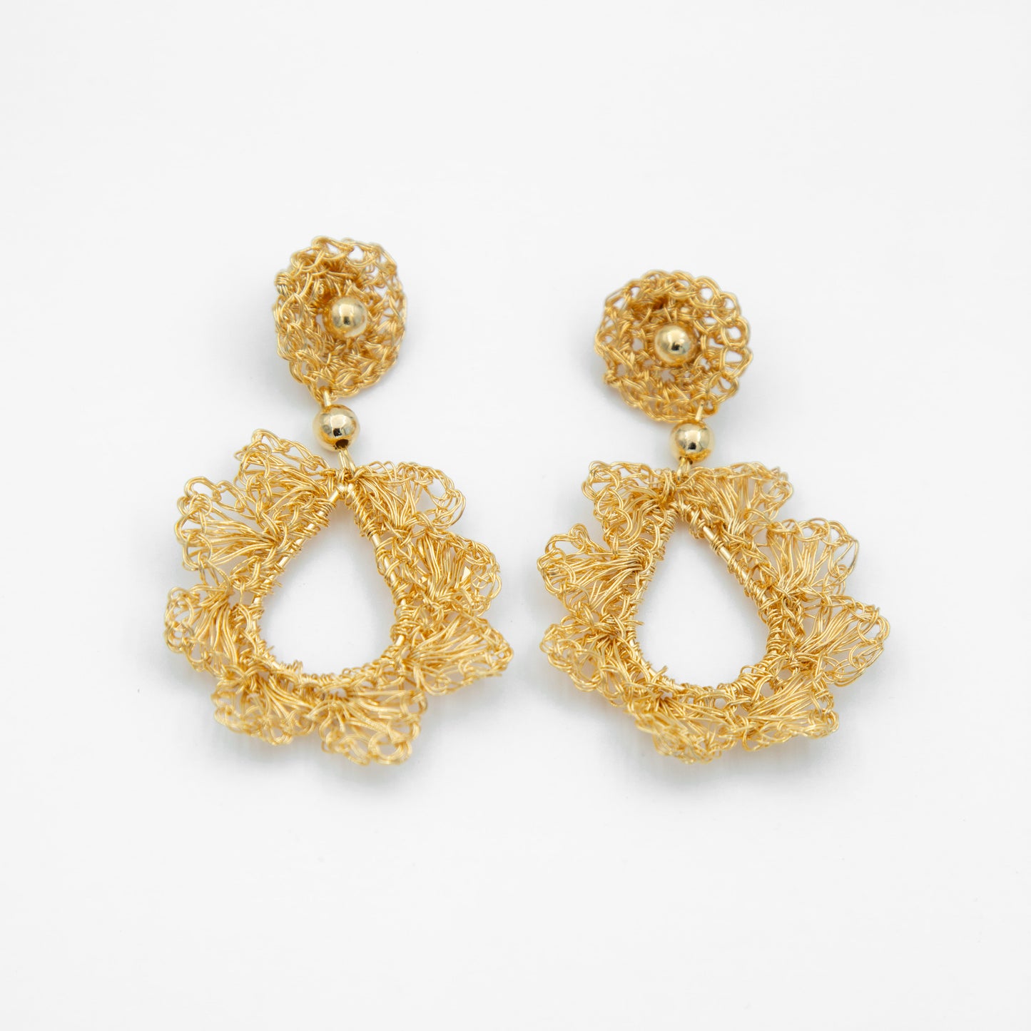Aretes Audrey Dorado