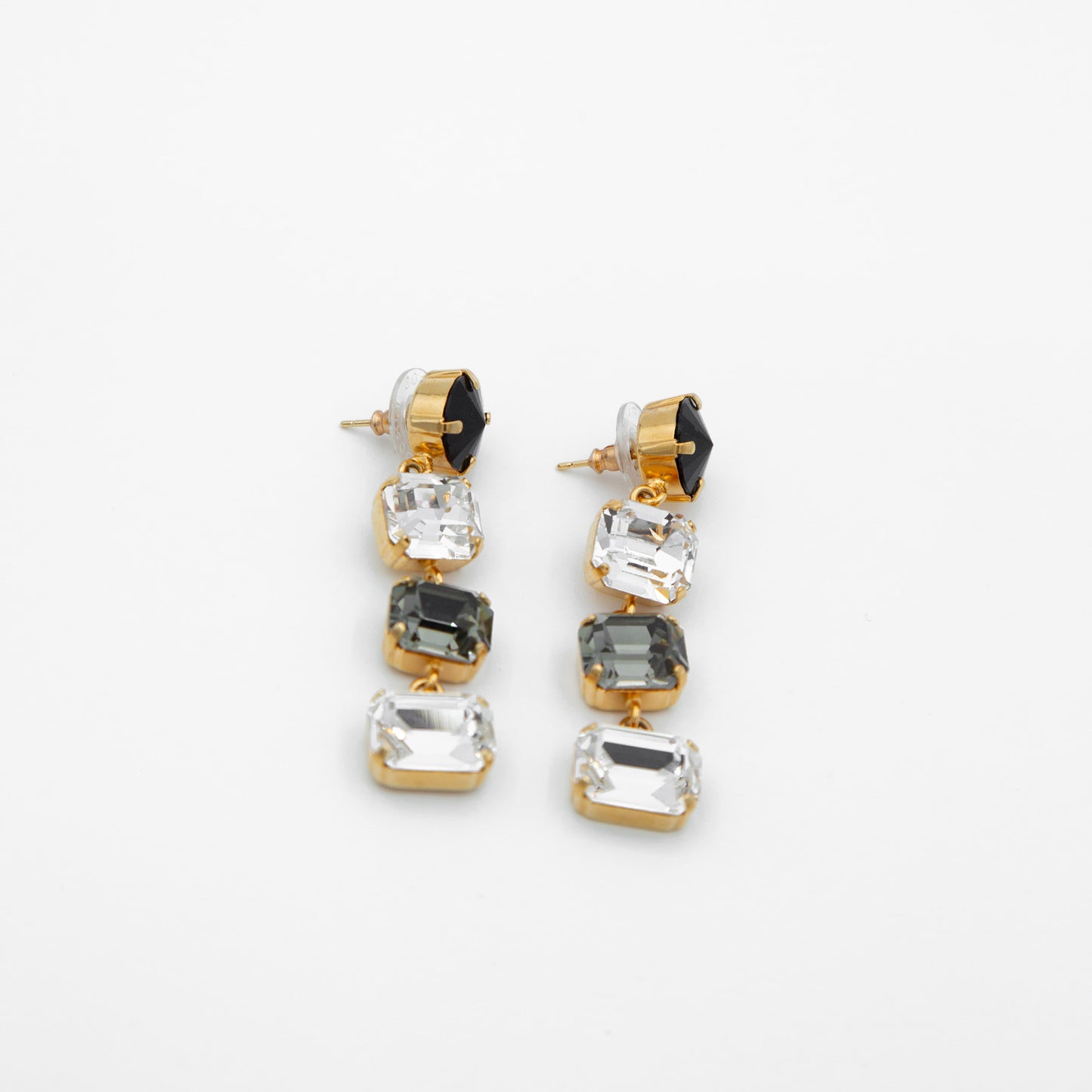 Aretes Crystal Black
