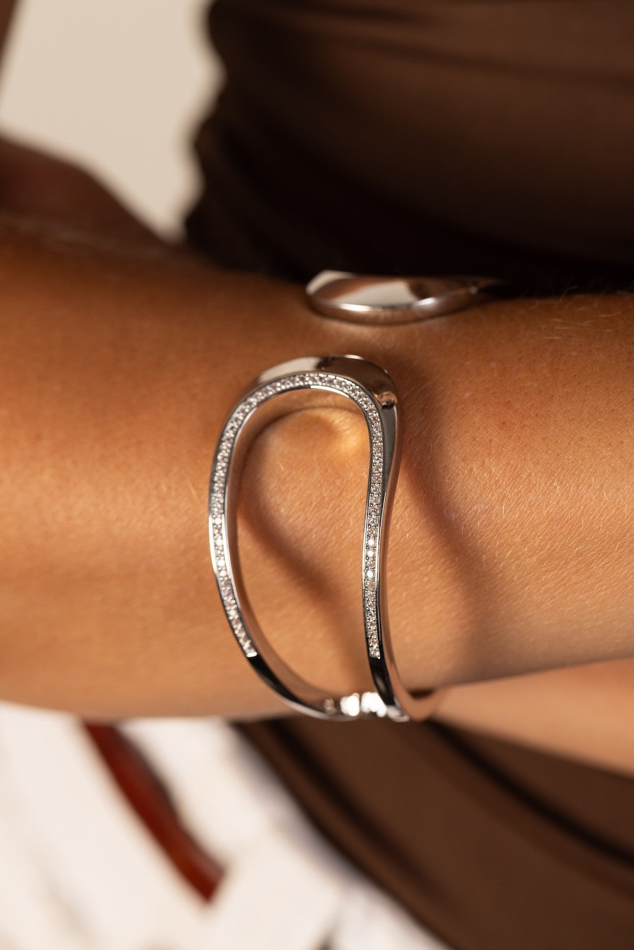 Pulsera Shine Touch Plateada
