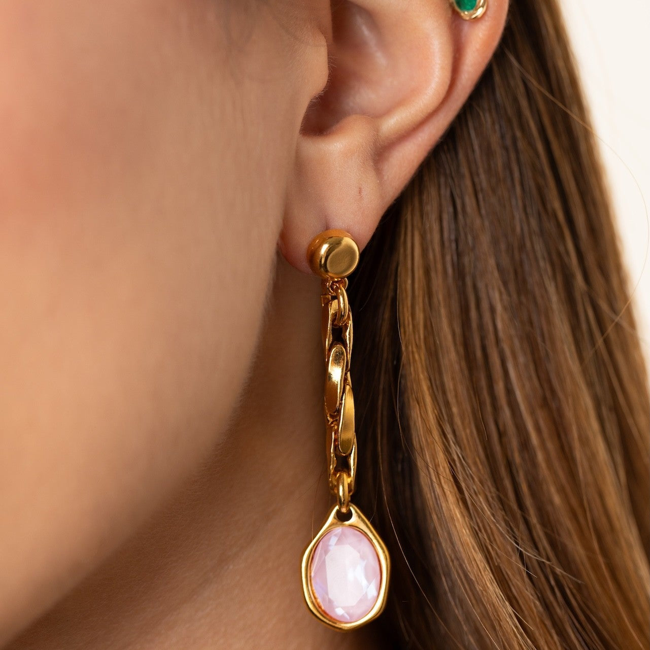 Aretes Agatha Rosas