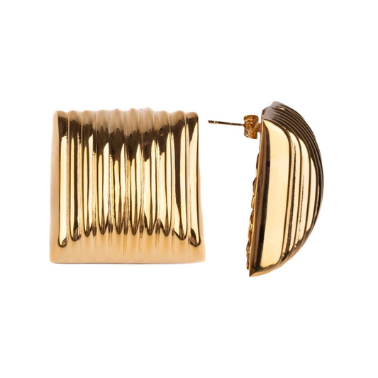 Aretes Square Gold