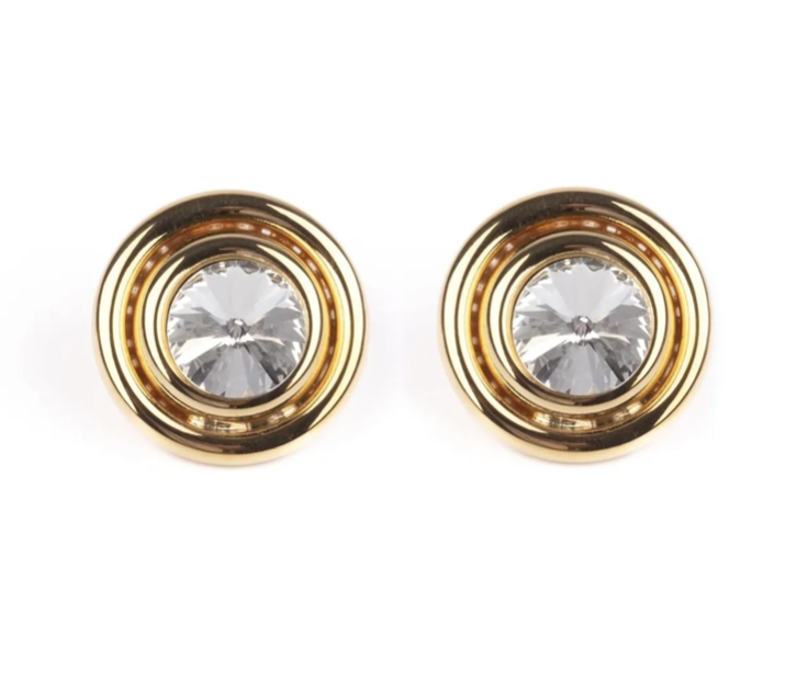 Aretes Botton Oro