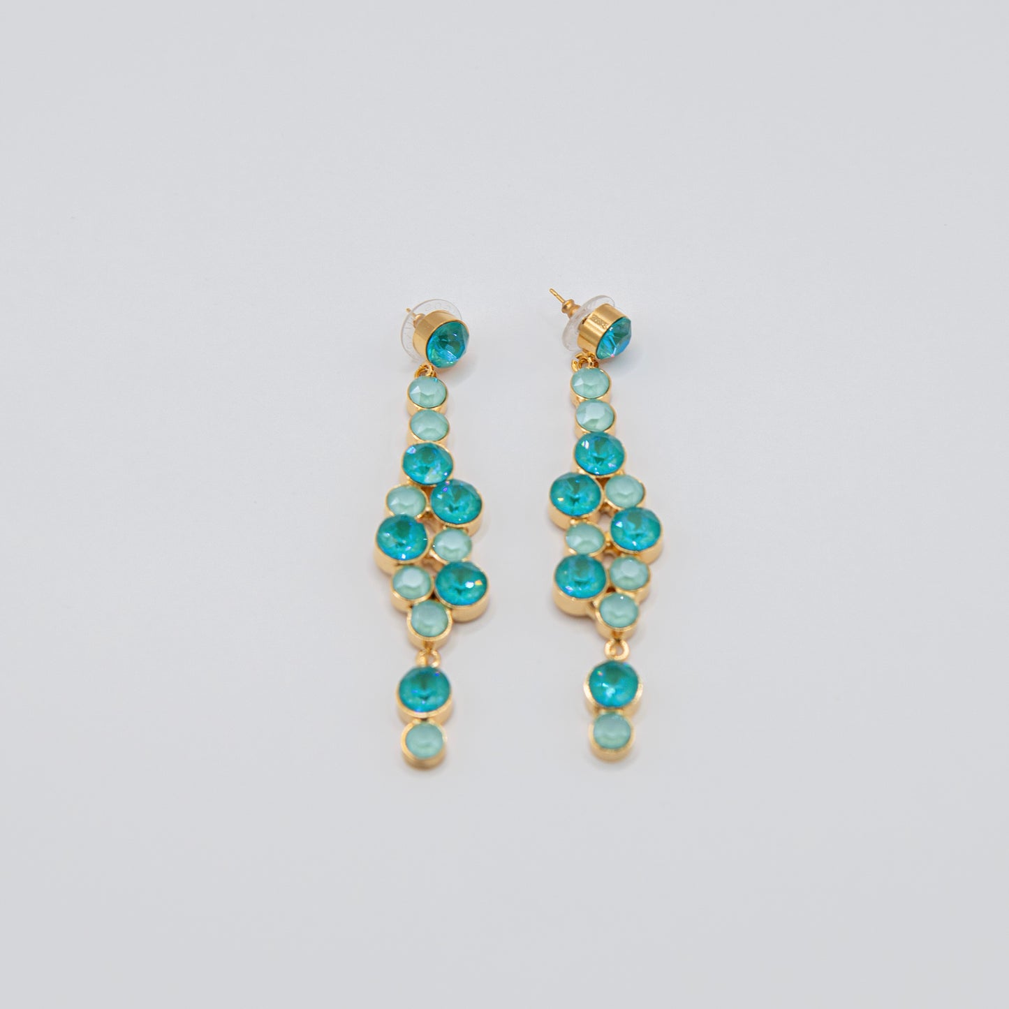 Aretes Glow Azul