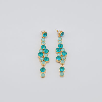 Aretes Glow Azul
