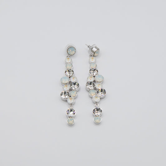Aretes Glow Plateado