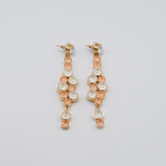 Aretes Glow Rosa
