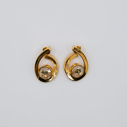 Aretes Llama Dorado