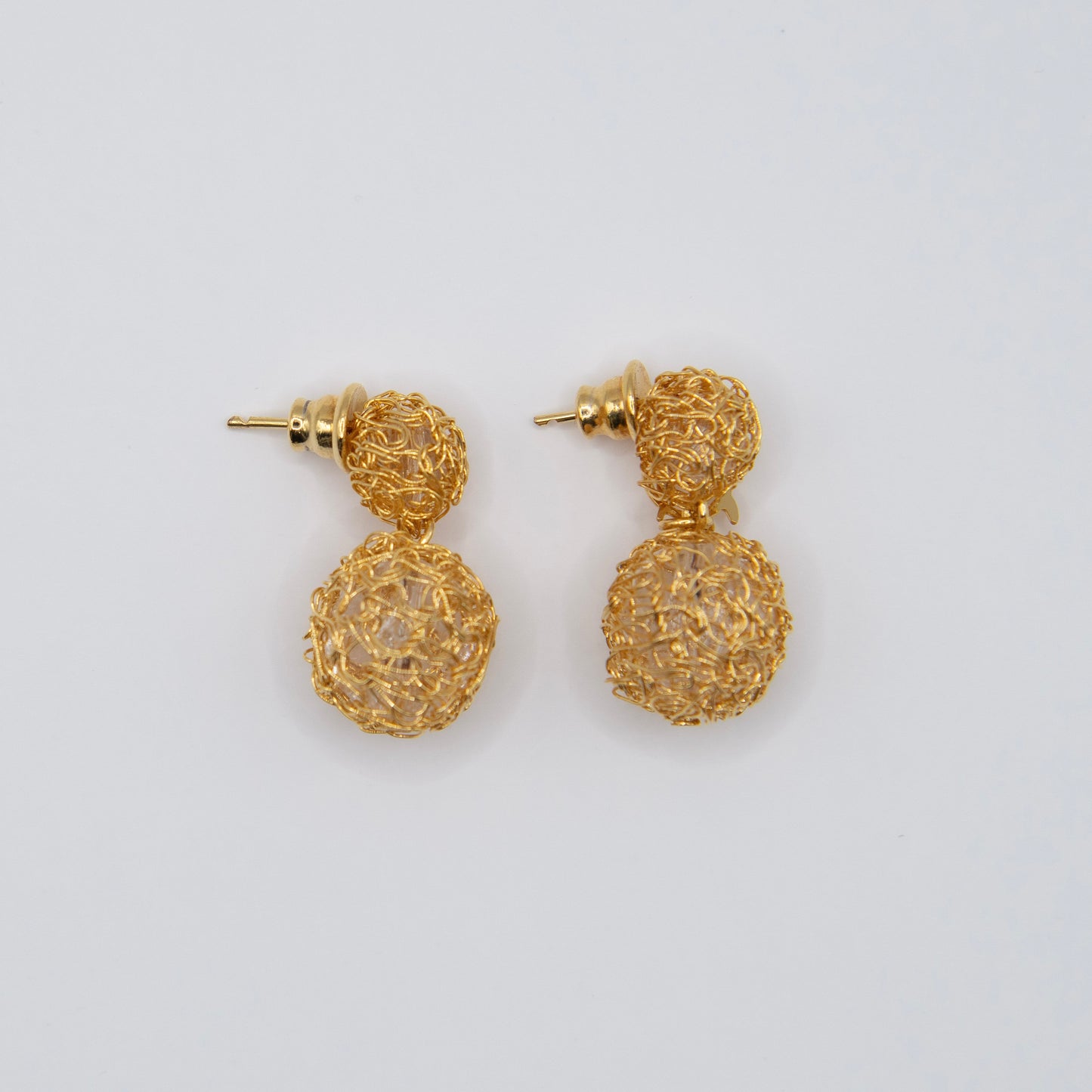 Aretes Gold Spheres