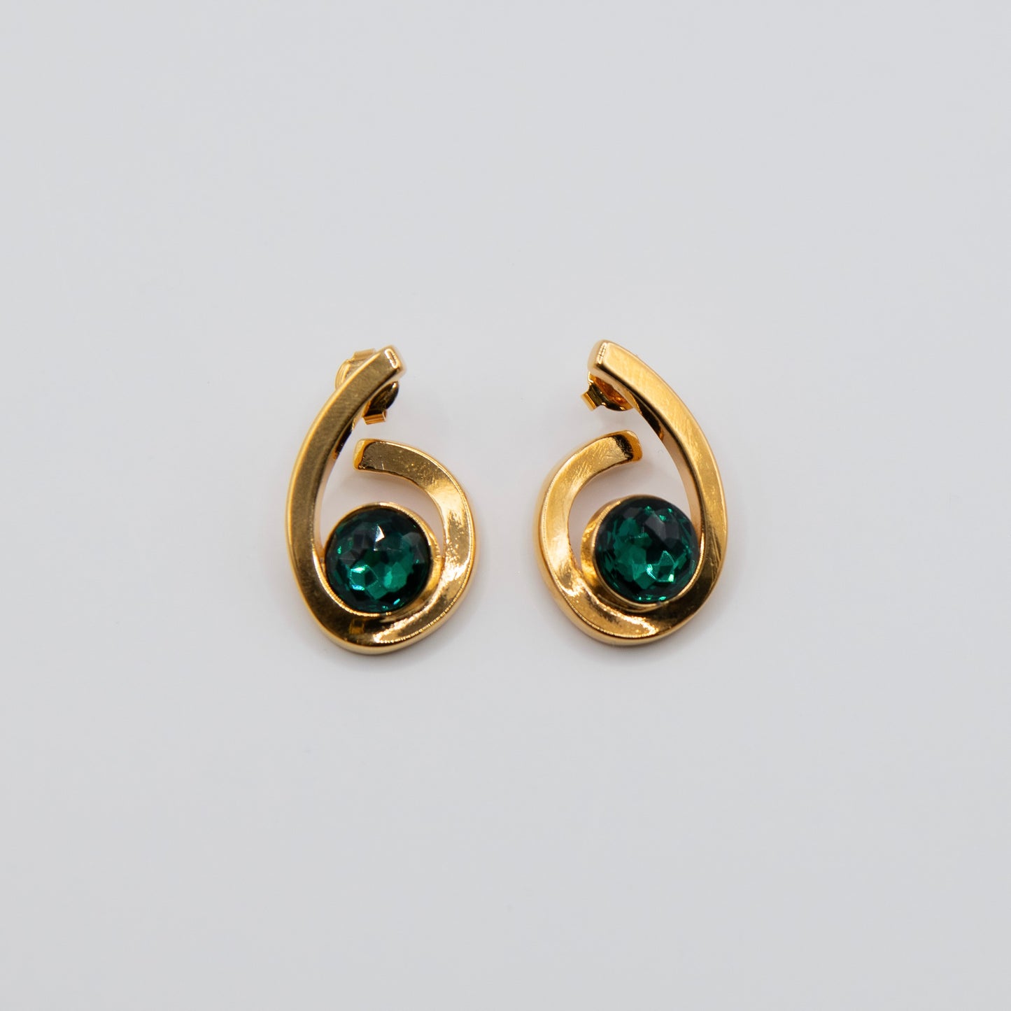 Aretes Llama Verde