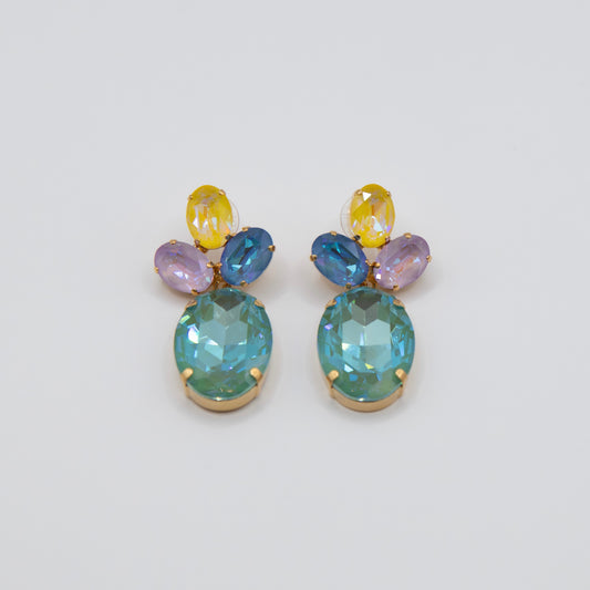 Aretes Crystal Azul