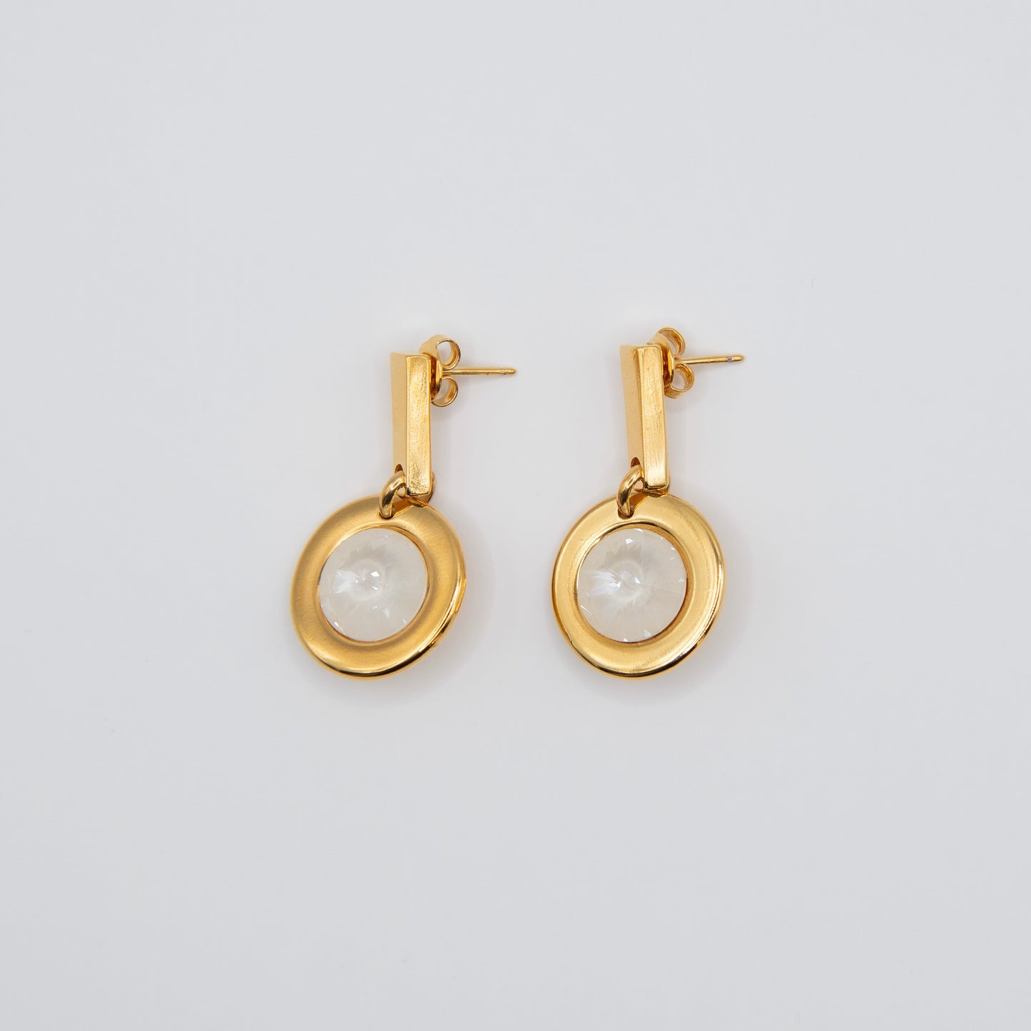 Aretes Crystal Blanco