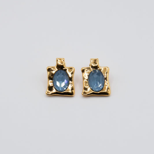 Aretes Silky Azul