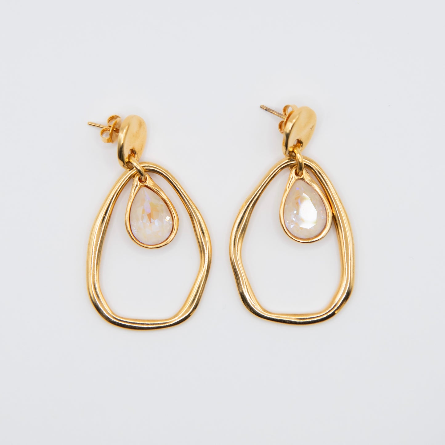 Aretes Violeta Rosa Claro
