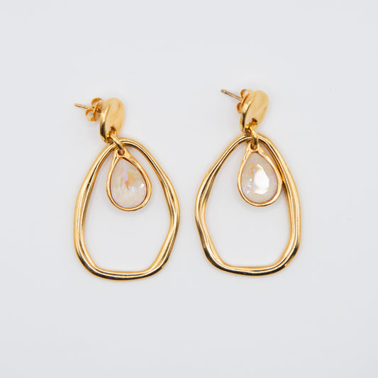 Aretes Violeta Rosa Claro