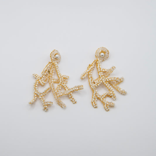 Aretes Riviera Blanco