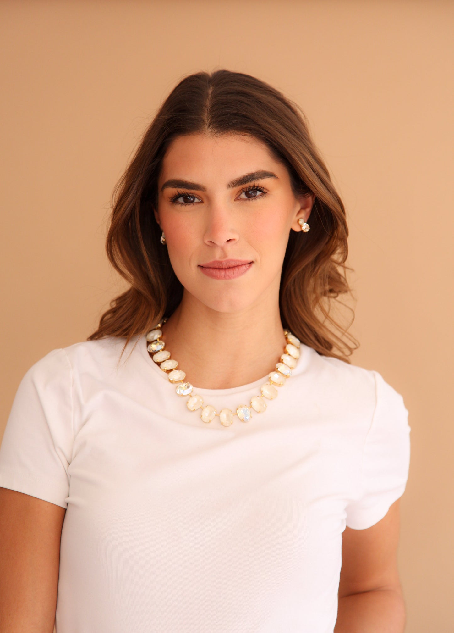 Collar Crystal Blanco