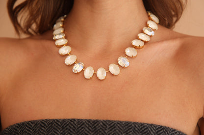 Collar Crystal Blanco