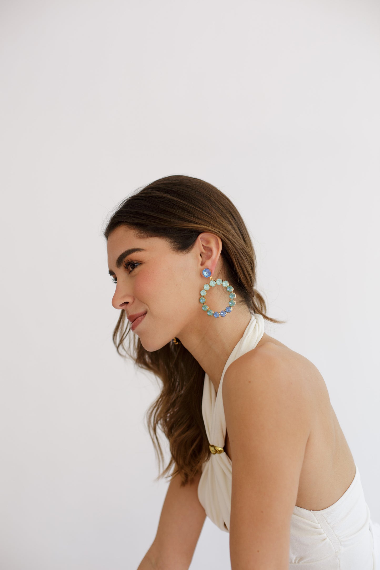 Aretes Audrey Azul