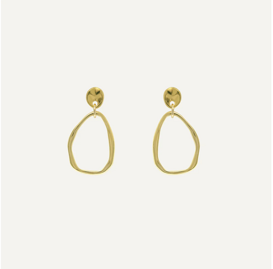 Aretes Clover Dorados