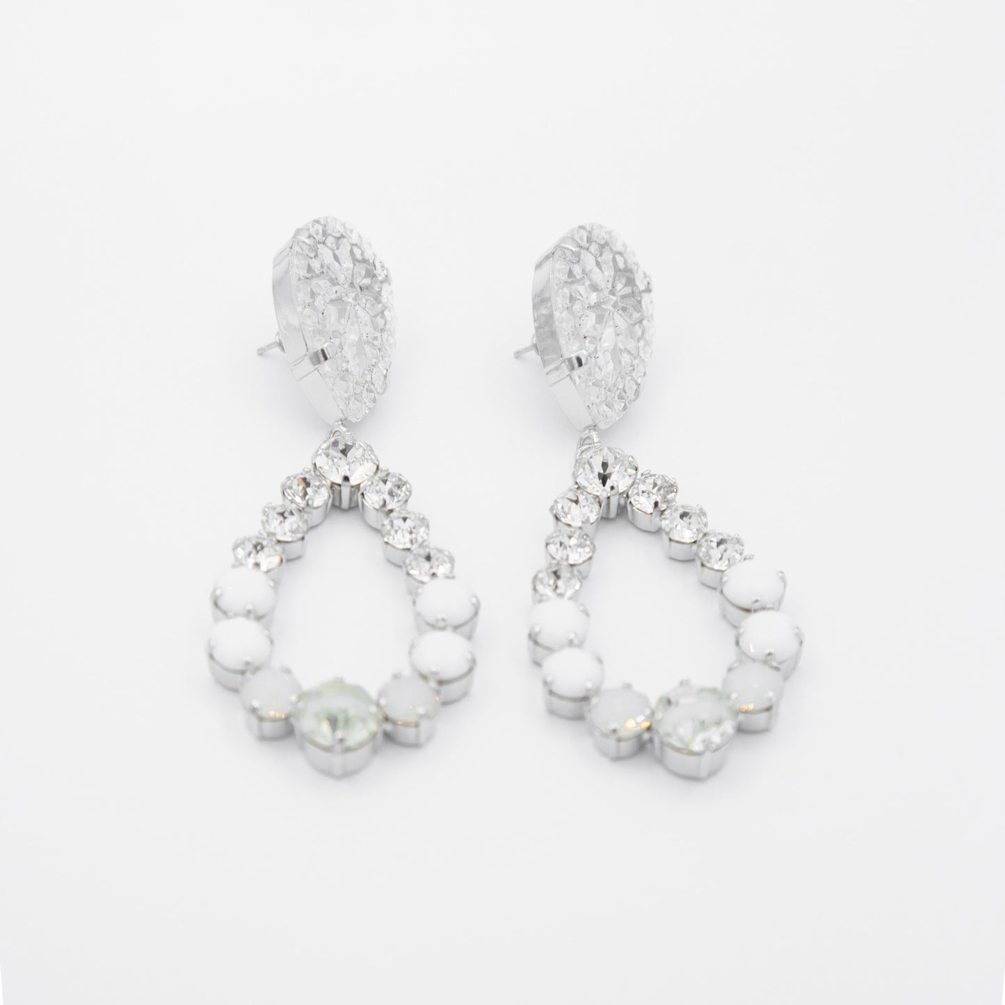 Aretes Iris Plateado