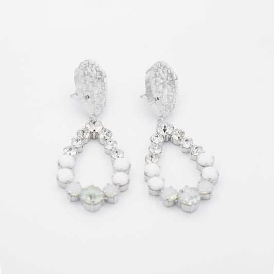 Aretes Iris Plateado