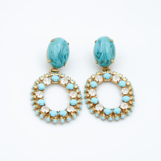 Aretes Irina Azul