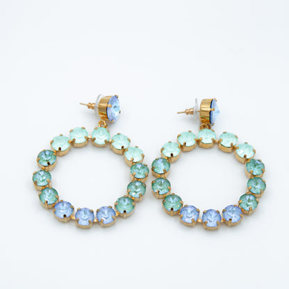Aretes Audrey Azul