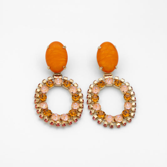 Aretes Irina Naranja