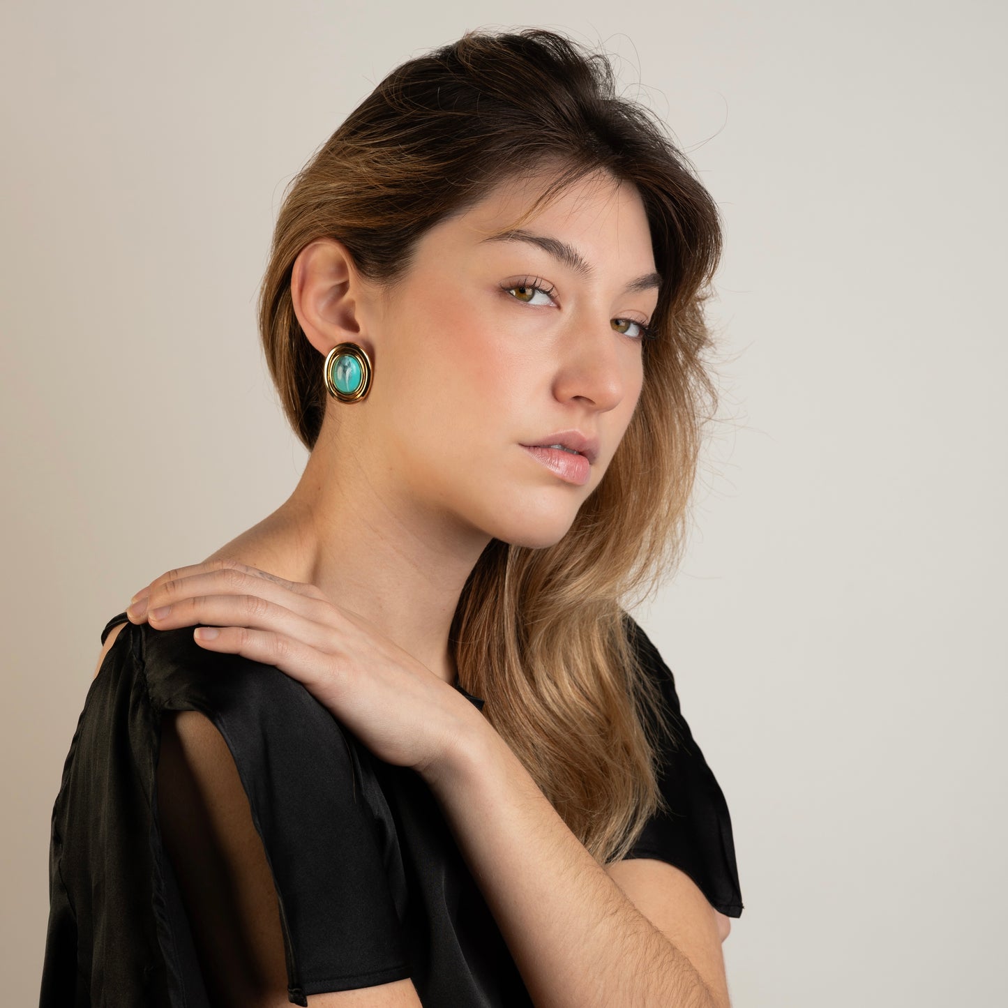 Aretes Yole Turquesa