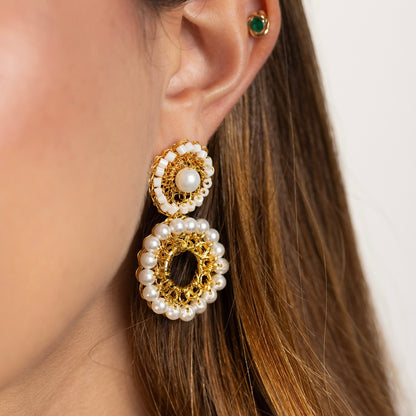 Aretes Perlas Petit