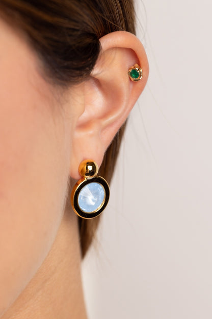 Aretes Blush Azul