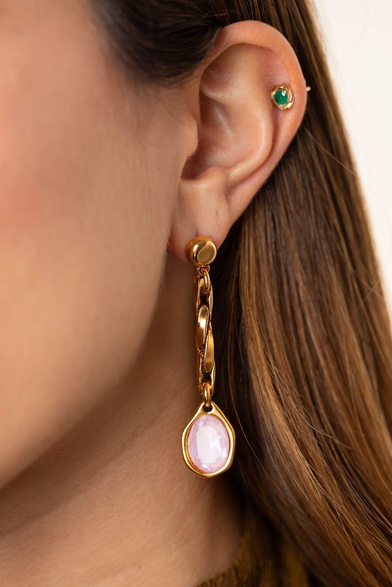 Aretes Agatha Rosas