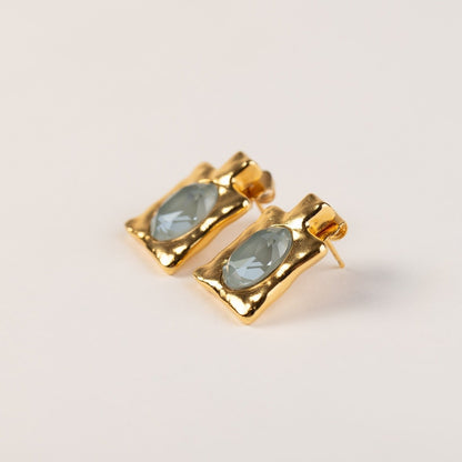 Aretes Silky Turquesa